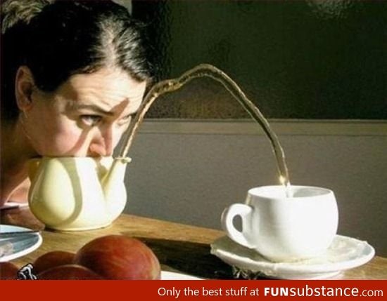 One way to pour tea