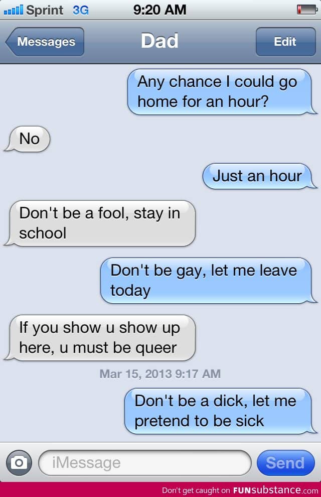 Oh, dad
