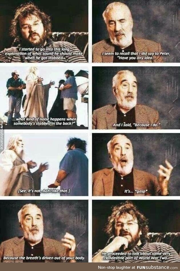 Christopher Lee how we miss you