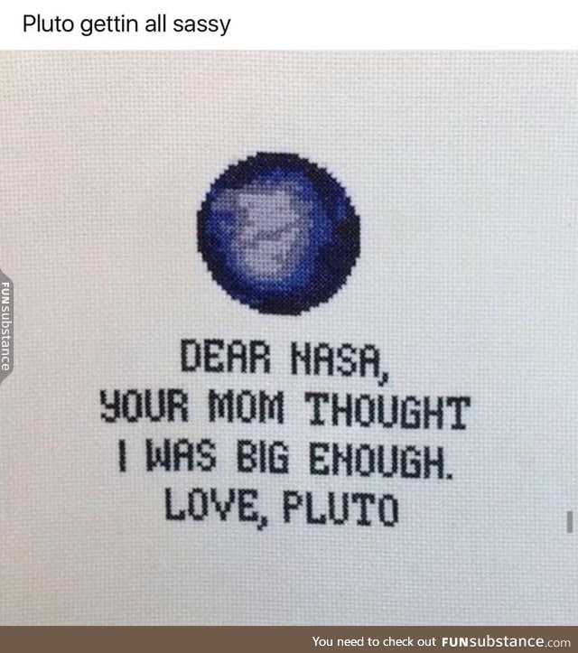 Sassy Pluto