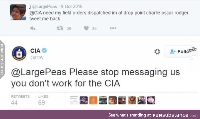 Troll vs. CIA