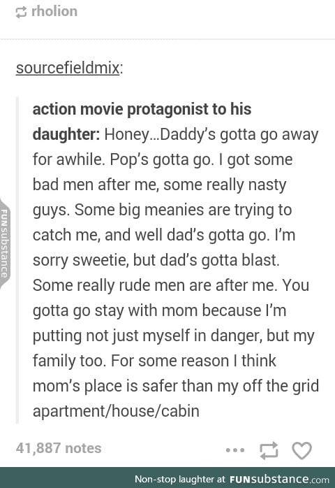 Action movies be like