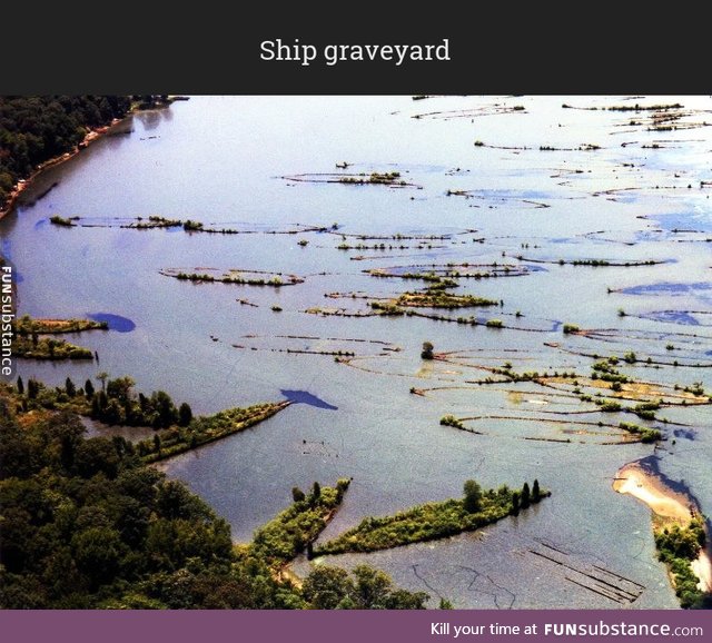 A graveyard of ships