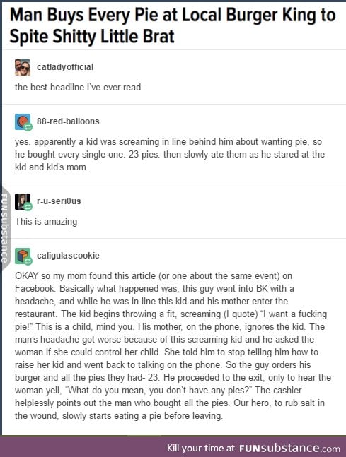 they had it coming