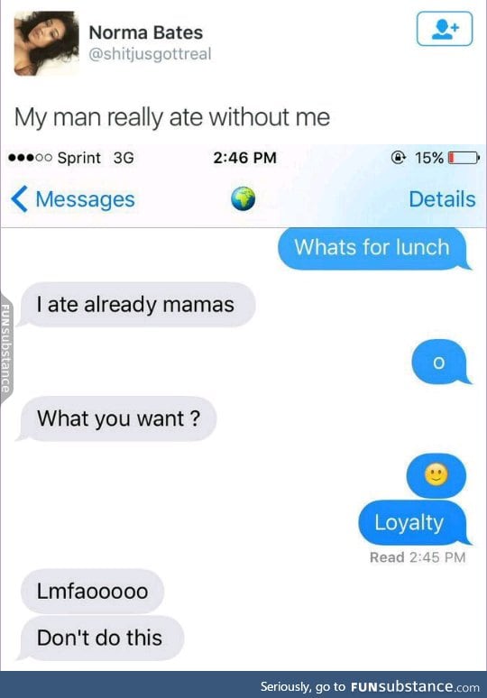 No faithfulness these days