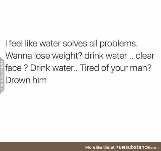 The magic of water