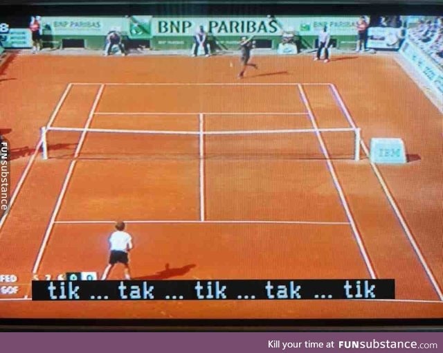 Thanks to subtitles, now the hearing impaired can enjoy tennis matches just like everyone