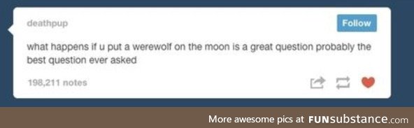 Werewolves on the moon