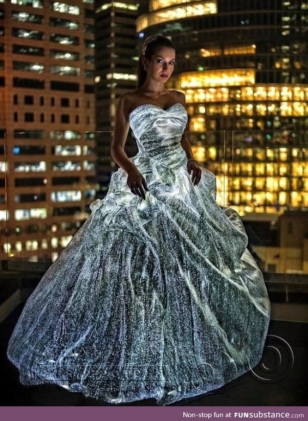 Fibre optic dresses are amazing