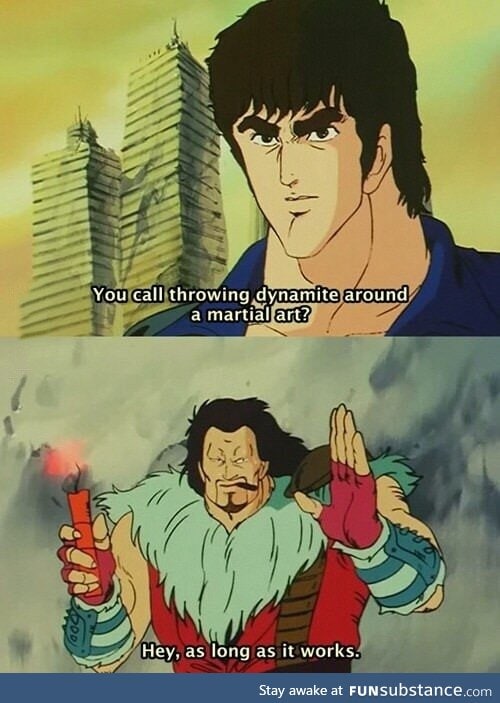 This scene got me (Anime : Fist of the north star )