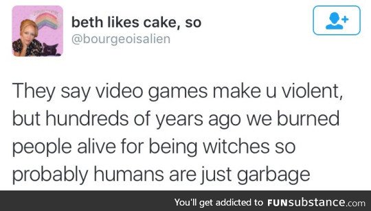 All hail garbage people!