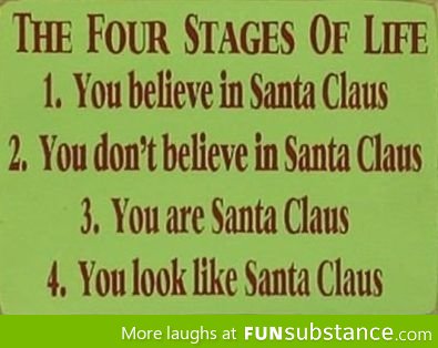 The four stages of life