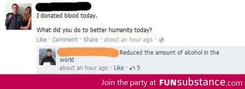 To improve humanity
