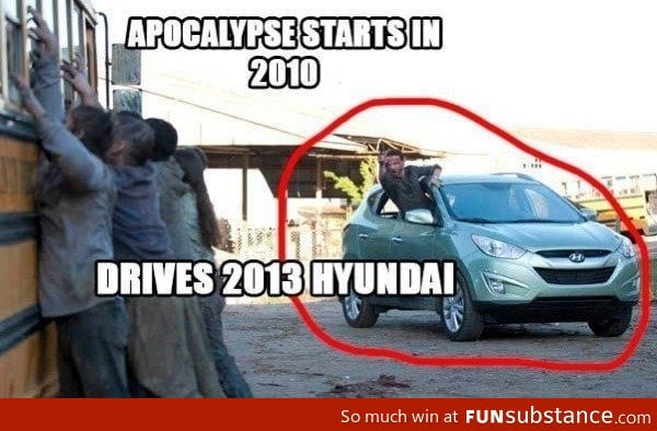 Car in Walking Dead