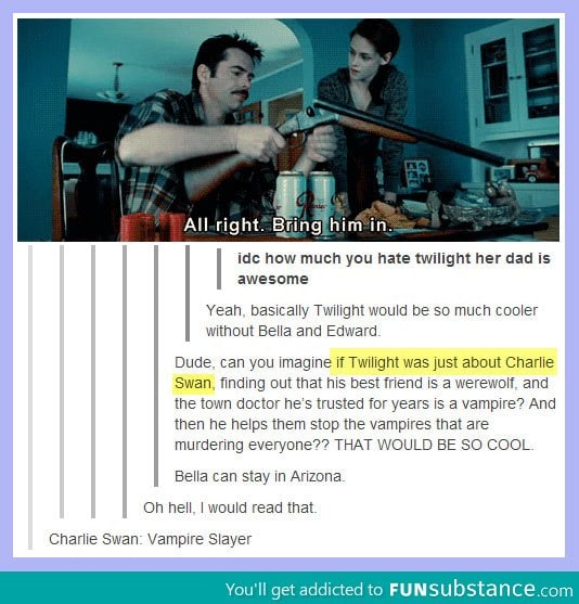 Charlie Swan: Vampire Slayer