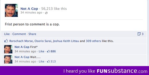 Not a cop
