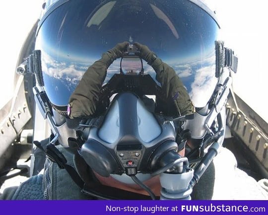 The only self shot worth taking