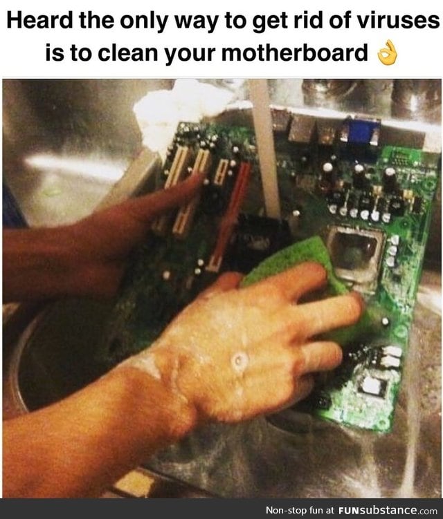 Clean your hardware