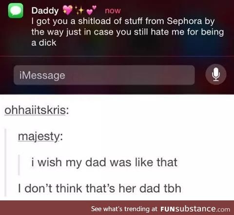 That's..that's not her dad..