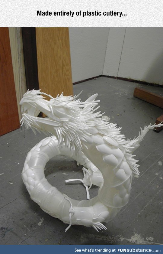 Cutlery dragon