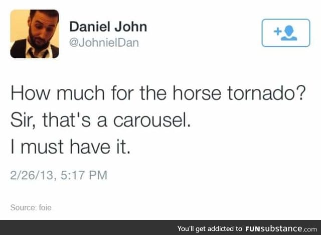 Horse tornado