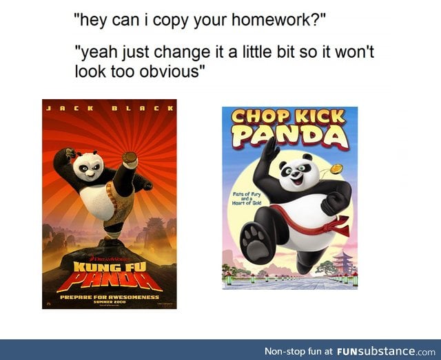 "Hey, can I copy that..."