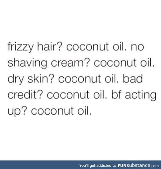 Pros of Coconut oil