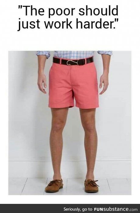 The "don't try to touch or I call my lawyer" shorts