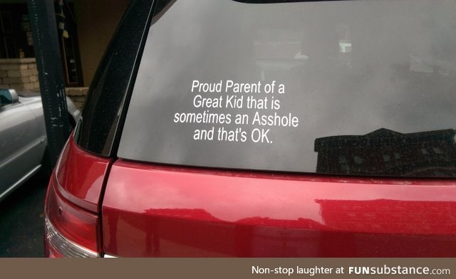 It actually is OK, because we are all assholes sometimes