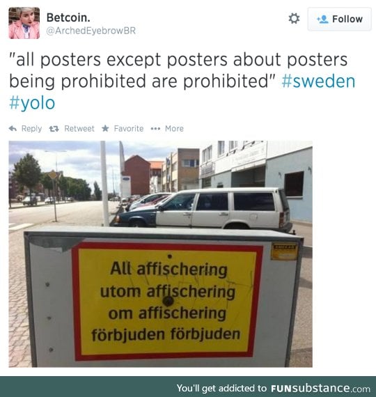 The entirety of Sweden is just one big joke