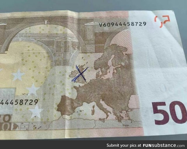 New Euro bank notes after Brexit