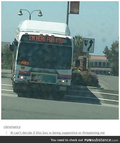 run straight into it and find out