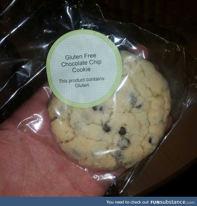 Gluten Gluten-free Chocolate Chip Cookie