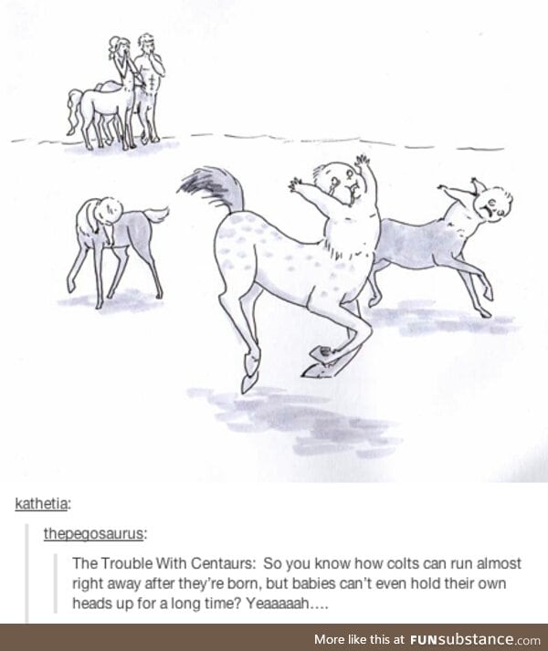 Baby centaurs