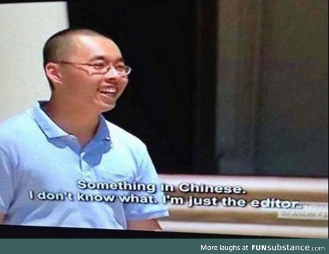 This guy doesn't give a shit