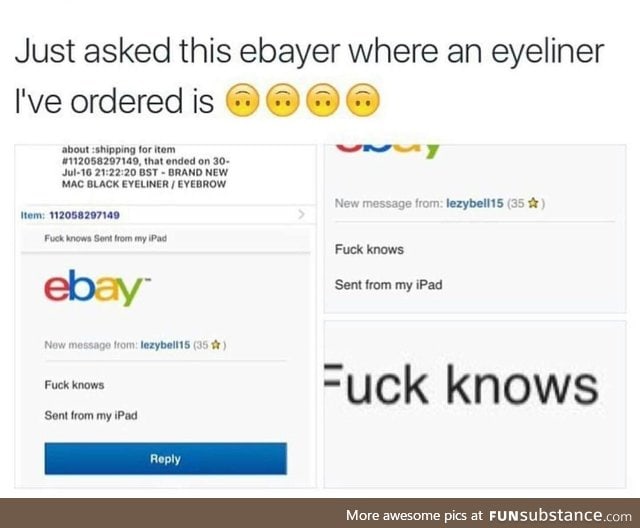 Ebay sellers be like...