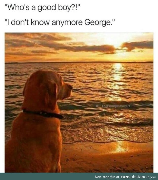 I'm just lost, George