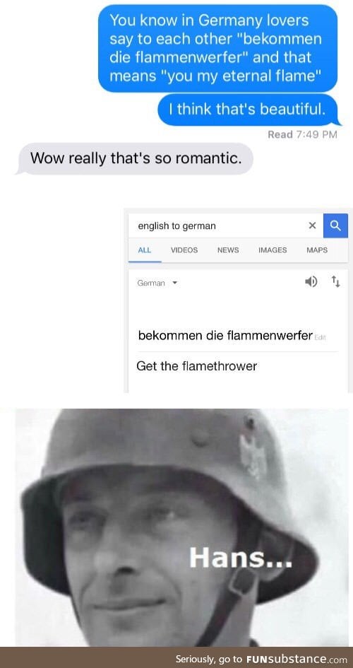 German is truly a love language