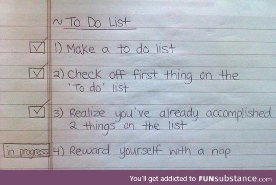 Yet another to do list