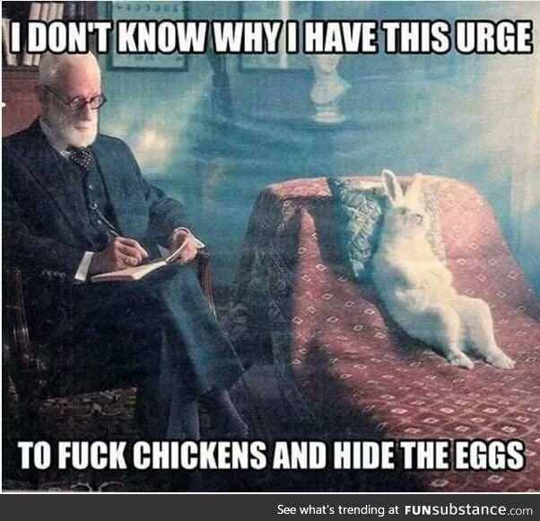 Easter Bunny goes to therapy