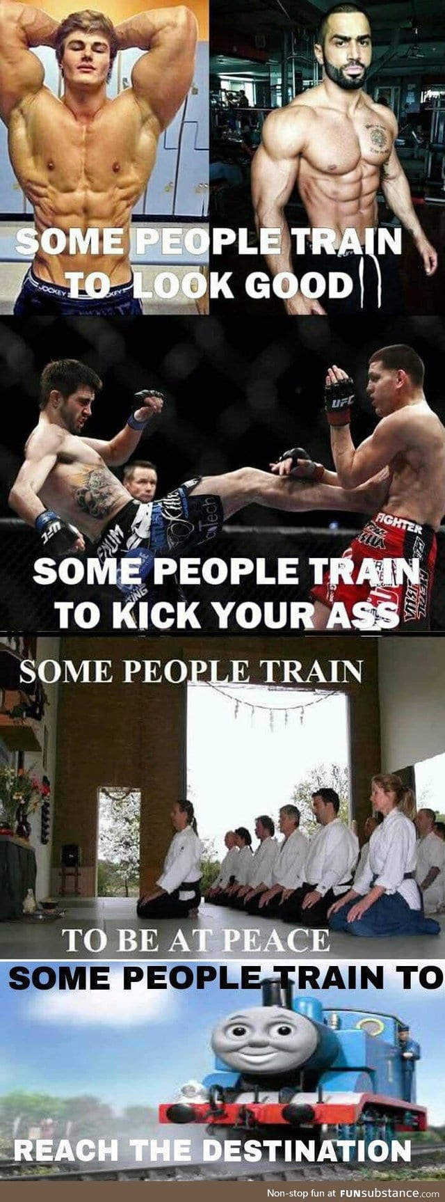 Reasons people train for