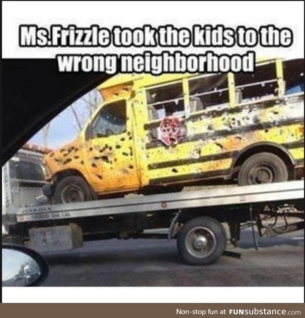 Ms. Frizzle just got frazzled
