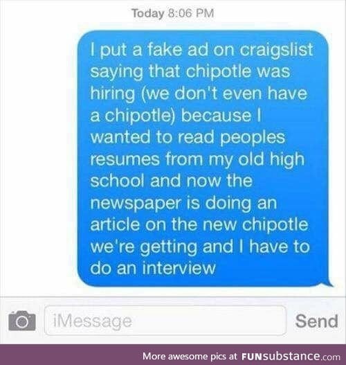 When people take you too seriously