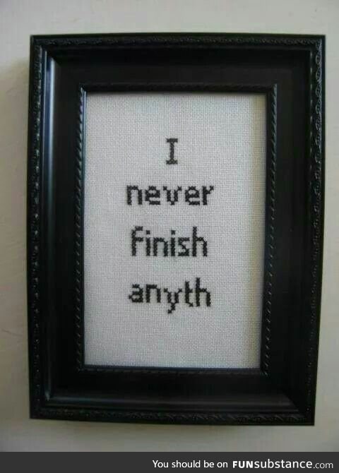 Fun framed stitc