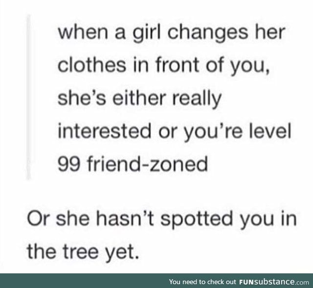 Got those binoculars out