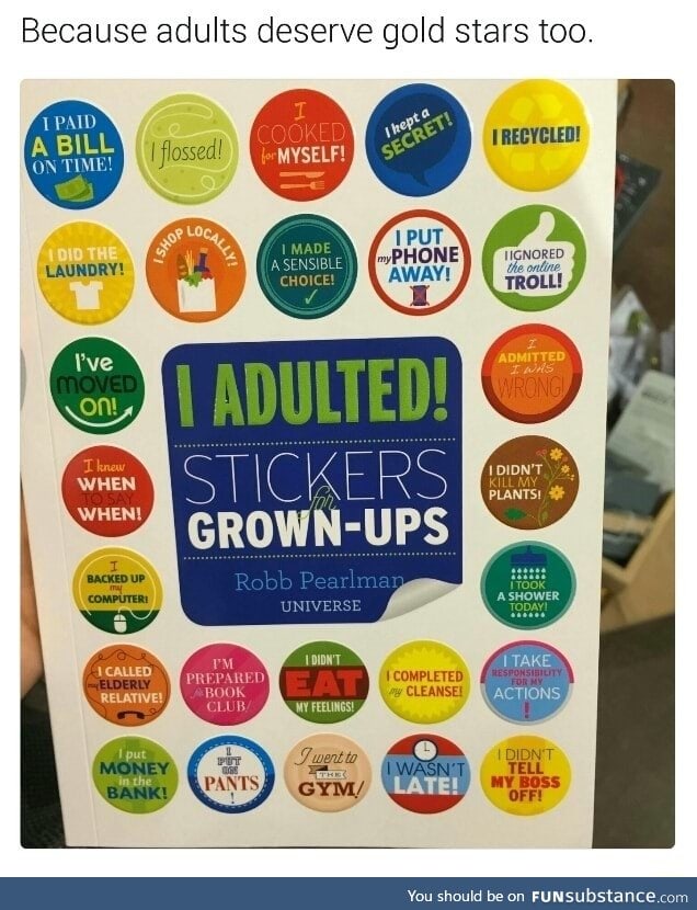 Stickers for adults