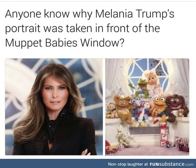 Melania Trump is a muppet baby in disguise