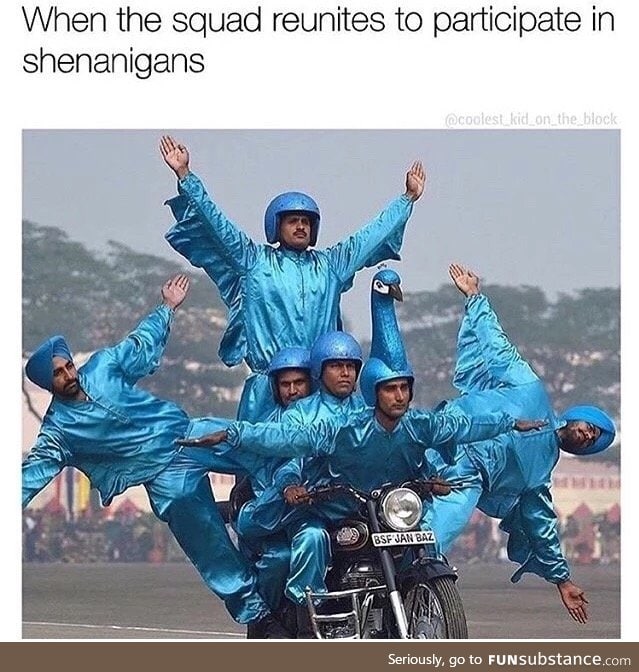#SQUADGOALS