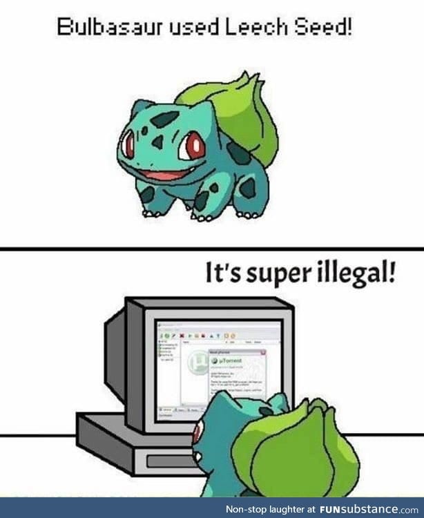 Naughty bulbasaur