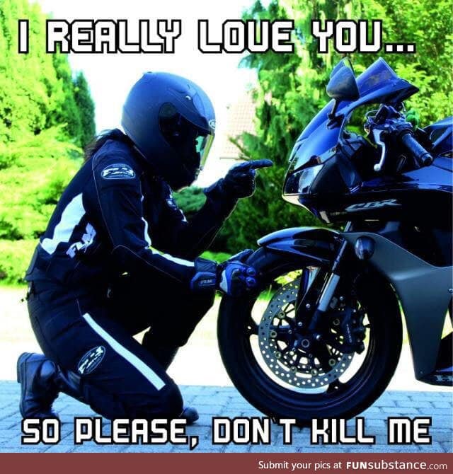 Bikers can relate.